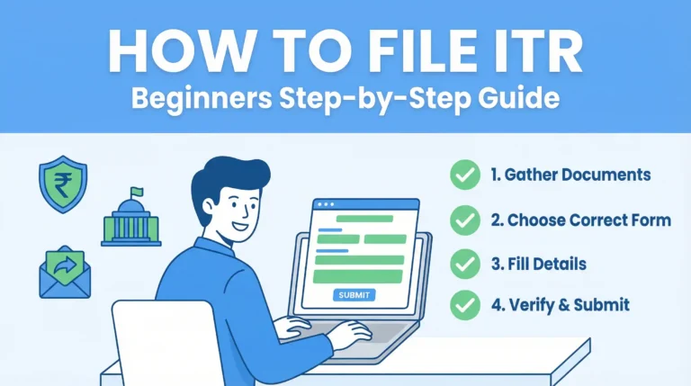 ITR कैसे भरें स्टेप बाय स्टेप गाइड, ITR Form, Deadline 2026 (Income Tax Return Filing Hindi)