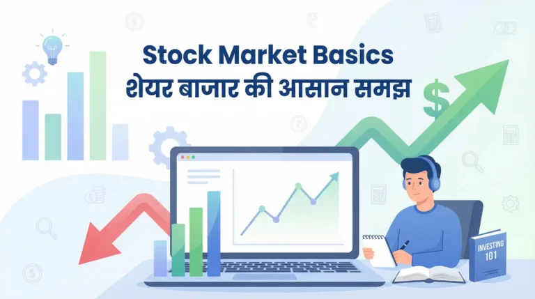 Stock Market क्या है? शेयर बाजार की बुनियादी बातें सरल हिंदी में।